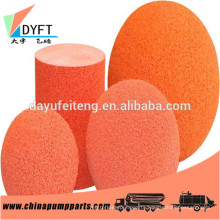 concrete pump orange natural dn125 china supplier wash-out pipe fitting